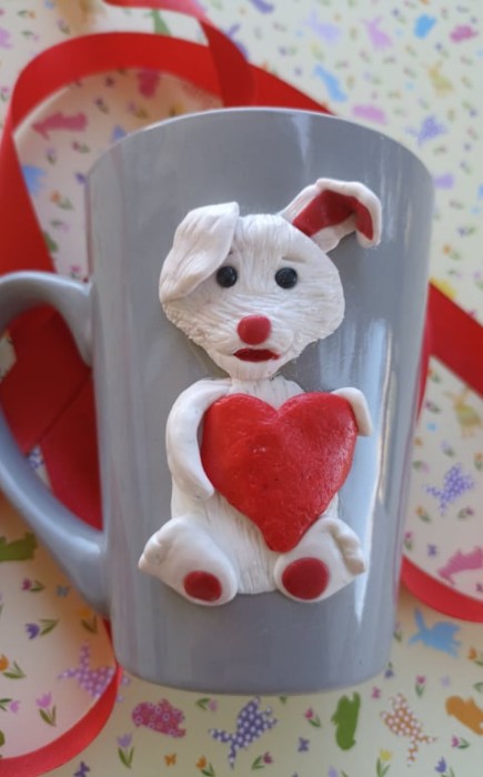 ΚΟΥΠΑ ΧΕΙΡΟΠΟΙΗΤΗ 3D "ΚΟΥΝΕΛΑΚΙ ΜΕ ❤️ ΚΑΡΔΙΑ" ΓΚΡΙ ΚΟΥΠΑ ΧΕΙΡΟΠΟΙΗΤΗ 3D "ΚΟΥΝΕΛΑΚΙ ΜΕ ❤️ ΚΑΡΔΙΑ" ΓΚΡΙ