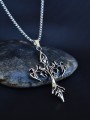 Ανδρικό Κολιέ Flame Cross