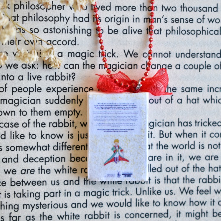 Κολιέ βιβλίο Little Prince Visual Dictionary Κολιέ βιβλίο Little Prince Visual Dictionary