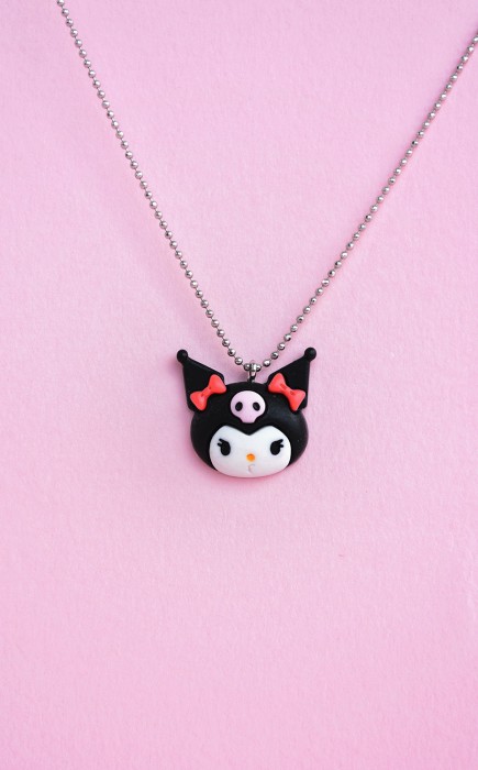 Κολιέ Kuromi Κεφάλι Κολιέ Kuromi Κεφάλι