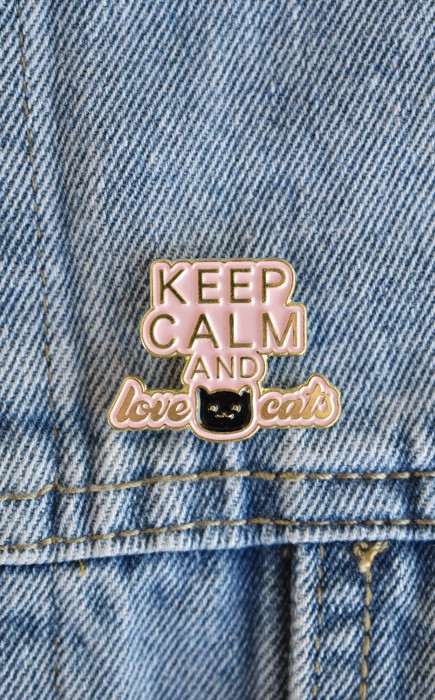 Καρφίτσα με Γάτα Love Cats Καρφίτσα με Γάτα Love Cats