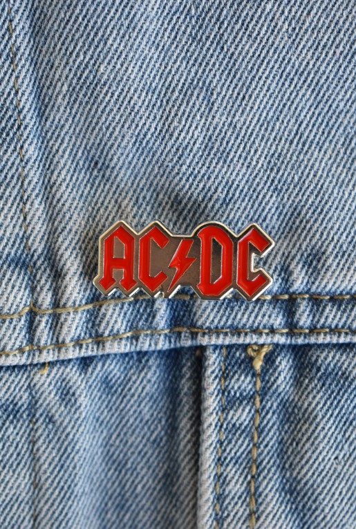 Καρφίτσα AC/DC Λογότυπο