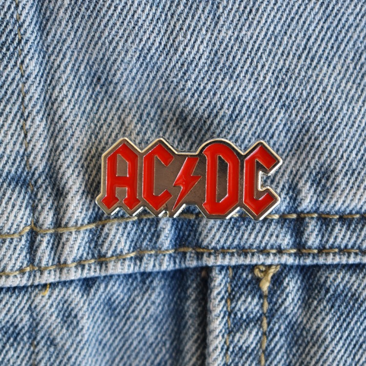 Καρφίτσα AC/DC Λογότυπο