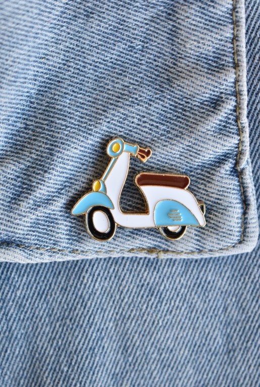 Καρφίτσα  Βέσπα με Σμάλτο