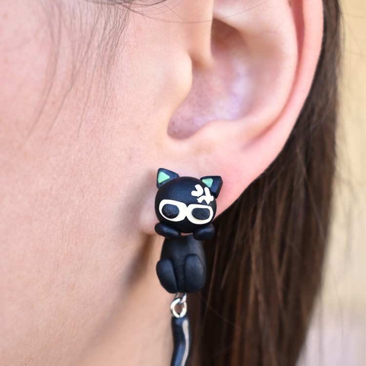 Σκουλαρίκια Ναζιάρα Γάτα