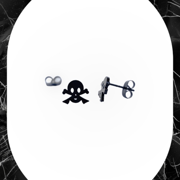 Punk Gothic Pirate Skull Σκουλαρίκια για Άνδρες Punk Gothic Pirate Skull Σκουλαρίκια για Άνδρες