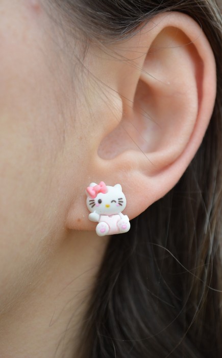 Σκουλαρίκια Καρφωτά Hello Kitty Σκουλαρίκια Καρφωτά Hello Kitty
