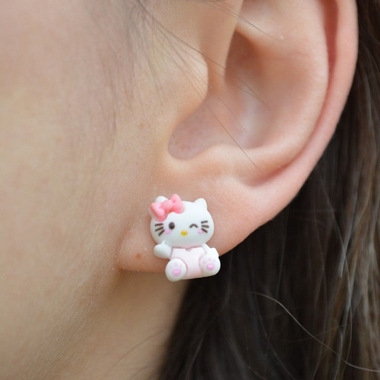Σκουλαρίκια Καρφωτά Hello Kitty Σκουλαρίκια Καρφωτά Hello Kitty