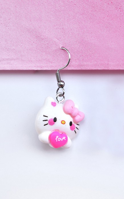 Σκουλαρίκια Κρεμαστά Hello Kitty Σκουλαρίκια Κρεμαστά Hello Kitty