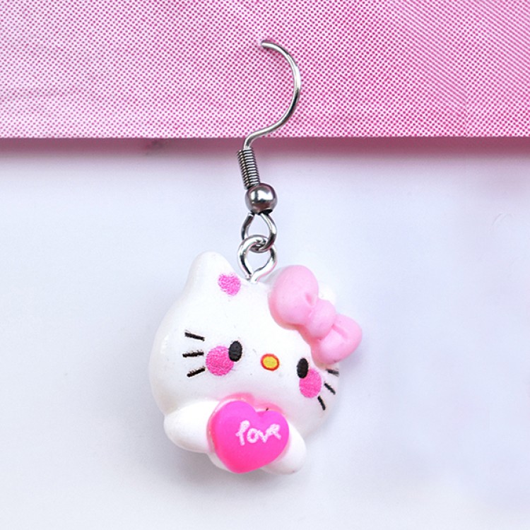 Σκουλαρίκια Κρεμαστά Hello Kitty Σκουλαρίκια Κρεμαστά Hello Kitty