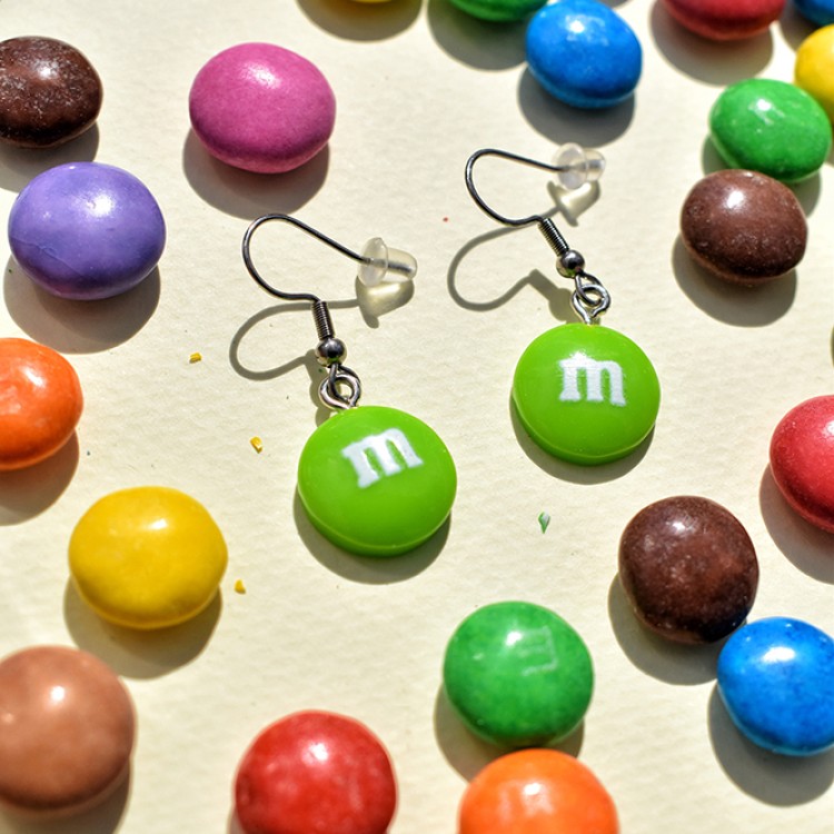 ΣΚΟΥΛΑΡΙΚΙΑ ΚΡΕΜΑΣΤΑ ΚΟΥΦΕΤΑΚΙΑ M&M's ΠΡΑΣΙΝΑ