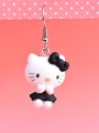 Σκουλαρίκια Κρεμαστά Hello Kitty με Μαύρο Φόρεμα Σκουλαρίκια Κρεμαστά Hello Kitty με Μαύρο Φόρεμα