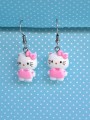 Σκουλαρίκια Κρεμαστά Hello Kitty με Ροζ Φόρεμα Σκουλαρίκια Κρεμαστά Hello Kitty με Ροζ Φόρεμα