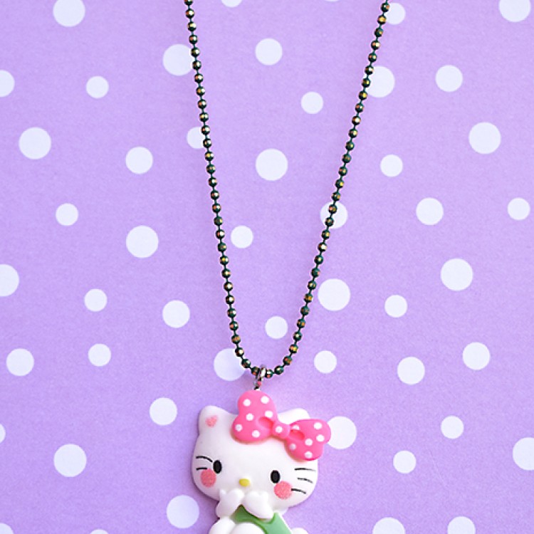 ΚΟΛΙΕ HELLO KITTY ΜΕ ΠΡΑΣΙΝΟ ΦΟΡΕΜΑ ΚΟΛΙΕ HELLO KITTY ΜΕ ΠΡΑΣΙΝΟ ΦΟΡΕΜΑ